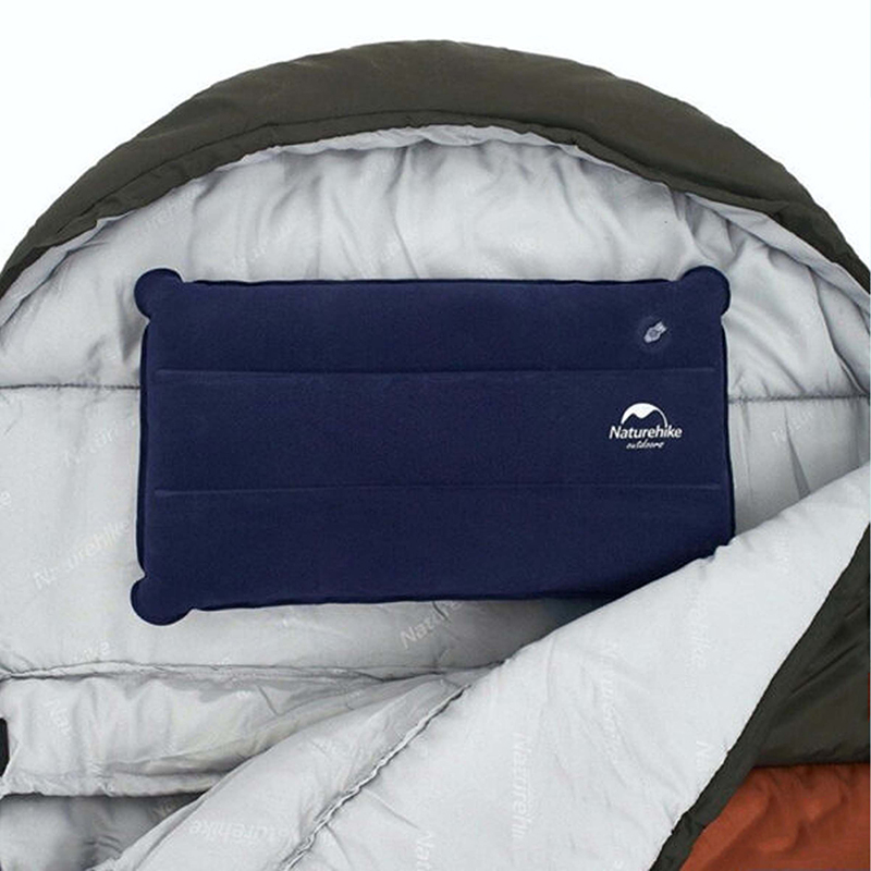بالش بادی نیچرهایک مدل Square folding inflatable داخل کیسه خواب