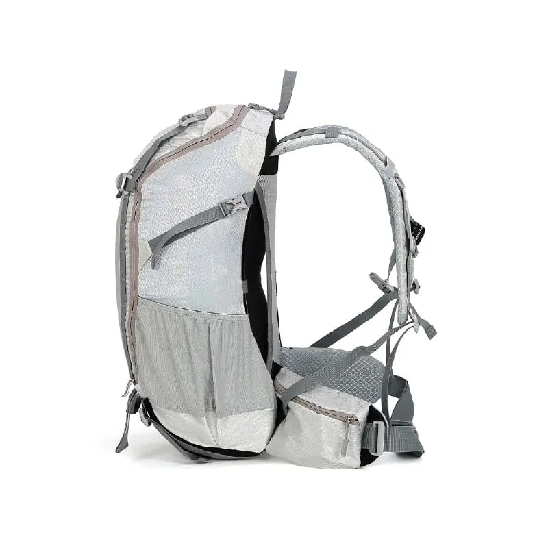 کوله پشتی کوهنوردی 34 لیتری اسنوهاوک مدل TRAVEL کد SN-B3122 طوسی کنار
